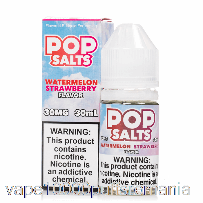 Vape Romania Pepene Verde Capsuni - Saruri Pop - 30ml 50mg